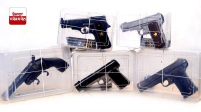 ਮੁਲਜ਼ਮਾਂ ਕੋਲੋਂ ਬਰਾਮਦ ਹੋਏ ਹਥਿਆਰ 