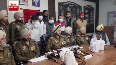 ਅੰਮ੍ਰਿਤਸਰ ਪੁਲਿਸ ਨੇ 5 ਕਿਲੋ ਹੈਰੋਇਨ ਸਮੇਤ 4 ਨੌਜਵਾਨਾਂ ਨੂੰ ਕੀਤਾ ਗ੍ਰਿਫ਼ਤਾਰ