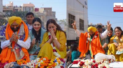 Manjinder Singh Sirsa thanked the people of Rajouri Garden constituency after winning the election.