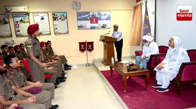 ਮਹਾਰਾਜਾ ਰਣਜੀਤ ਸਿੰਘ ਪ੍ਰੈਪਰੇਟਰੀ ਇੰਸਟੀਚਿਊਟ ਦੇ ਕੈਡਿਟਾਂ ਨਾਲ ਮਹਾਂਵੀਰ ਚੱਕਰ ਜੇਤੂ ਜਮਾਦਾਰ ਨੰਦ ਸਿੰਘ ਦੀ ਧੀ ਨੇ ਸਾਂਝੇ ਕੀਤੇ ਕਿੱਸੇ