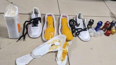 Cocaine worth 19 crore rupees packed in shoes, shampoo bottles recovered at Mumbai airport