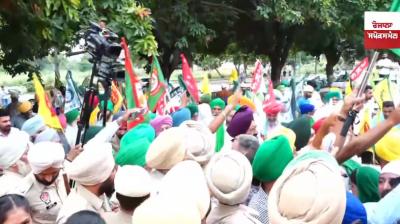 Farmer's Protest at Mohali 