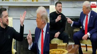 The debate between Trump and Zelensky on the Ukraine war News in punjabi 