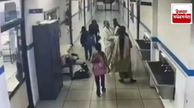 8-year-old girl dies of heart attack while sitting on bench, video captured on CCTV