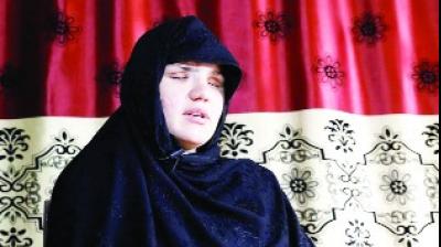 A woman escaped from Taliban Attack