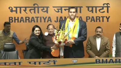 The Great Khali joins BJP