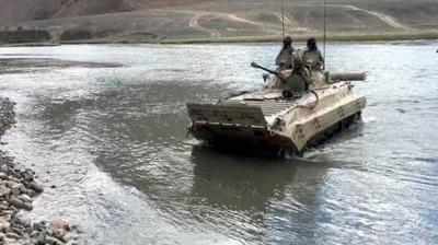 Ladakh Indian Army Tank Accident Today news in Punjabi: 5 Jawans Died
