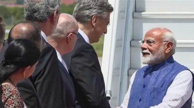 PM Narendra Modi arrives Croatia
