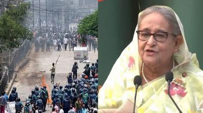 Violence in Bangladesh over the demand for Prime Minister Hasina's resignation