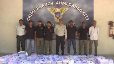 Ahmedabad Crime Branch found parcels contained high-quality synthetic/hybrid cannabis 