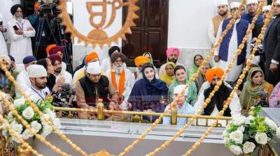 Pakistan Punjab CM Maryam Sharif at Kartarpur Sahib