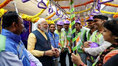 The Country's first underwater metro in Kolkata news in punjabi 