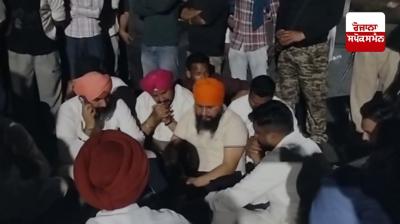 Happy Sarpanch murder case in Baghapurana, family members of the deceased staged a protest at Baghapurana Chowk