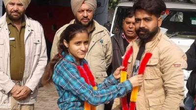 Lover couple marriage