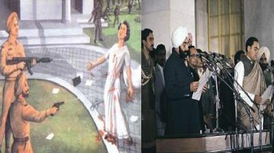 Indira Gandhi was assassinated in the morning, Rajiv Gandhi took oath as the Prime Minister in the evening
