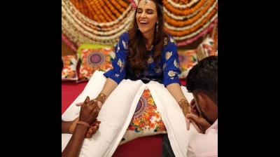 Beautiful pictures of Neha-Angad Mehendi & Wedding Ceremony