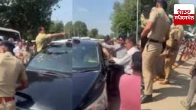 Chandigarh- Punjab Police clash, there was an argument over Chaturvedi's arrest