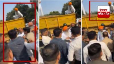 Farmer leader Gurnam Singh Charuni slaps DFSC