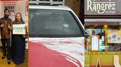 London: Sikh restaurant owner’s car shot at and vandalised 