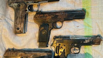 PUNJAB POLICE FOIL CROSS-BORDER WEAPON SMUGGLING BID THROUGH INDO-PAK BORDER; FOUR PISTOLS RECOVERED