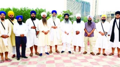 Office bearers giving information