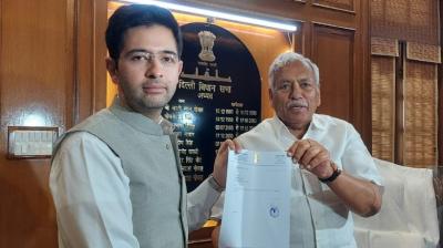 AAP leader Raghav Chadha resigns from Delhi Assembly