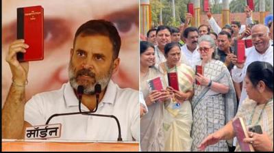 'INDIA' alliance MP protest