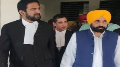 Chief Minister Bhagwant Mann appeared in Chandigarh District Court 