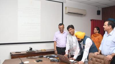 CM gives green signal to promote e-services in revenue department