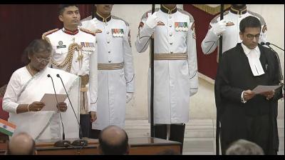 Justice DY Chandrachud sworn in as 50th Cheif Justice of India.