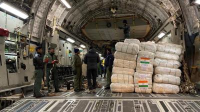 India has sent the 7th consignment of relief materials to earthquake-affected Turkey and Syria