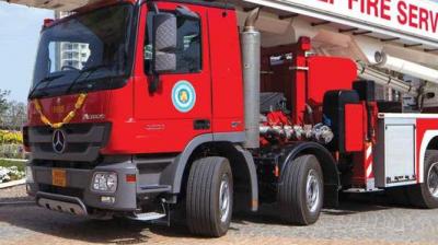 Terrible fire broke out in the society at Gurugram 