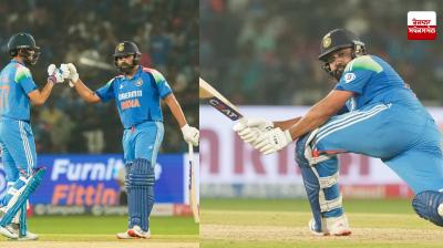 Rohit's brilliant century helped India defeat England by four wickets