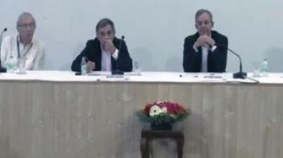 European Union MPs address press conference