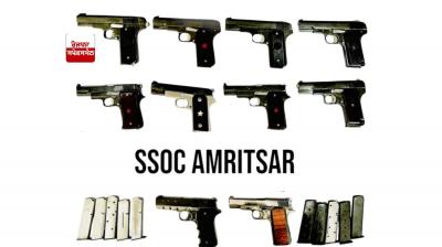  ਮੁਲਜ਼ਮਾਂ ਕੋਲੋ ਫੜੇ ਗਏ 10 ਦੇਸੀ ਪਿਸਤੌਲ