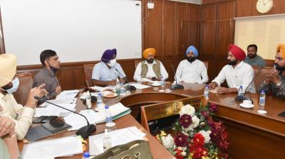 Punjab Education Minister Pargat Singh starts marathon meetings