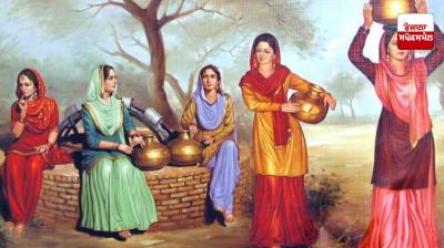 In ancient times, a woman was identified by her ghagra.