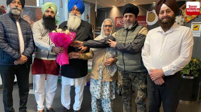 Warm welcome for Jathedar Jarnail Singh Dograwal upon his arrival in Italy