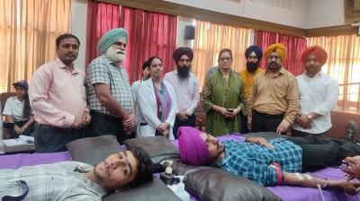 Sri Guru Gobind Singh College organized a successful blood donation camp