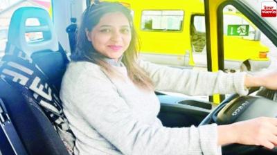 Punjabi girl becomes bus driver in Italy Jalandhar News