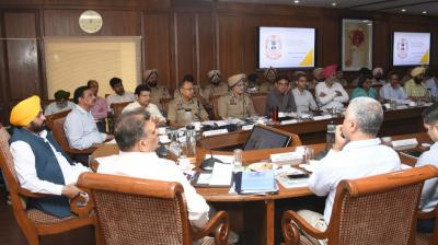 CM Meeting With Police Officers 