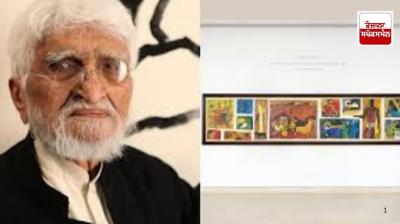 MF Hussain's 'Gram Yatra' painting sets record