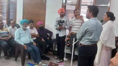 Anmol Gagan Mann listened to the problems of the people from different wards of Kharar city 