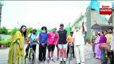 British athlete Jack Fant gives a message of life