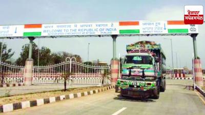 For the first time since the ceasefire, a truck of peanuts entered India from Pakistan through the Attari border.