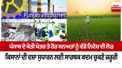 Punjab's agriculture sector and other industries need huge investment