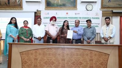  SGGS College organized the Climate Change Ambassador Program