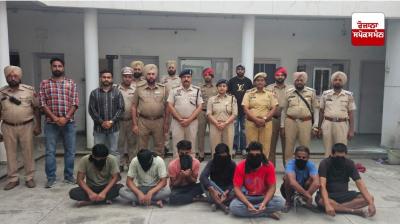 ਕਪੂਰਥਲਾ 'ਚ ਗਊ ਮਾਸ ਤਸਕਰੀ ਰੈਕੇਟ ਦਾ ਪਰਦਾਫਾਸ਼,ਫਗਵਾੜਾ ਪੁਲਿਸ ਨੇ 8 ਤਸਕਰਾਂ ਨੂੰ ਕੀਤਾ ਗ੍ਰਿਫ਼ਤਾਰ