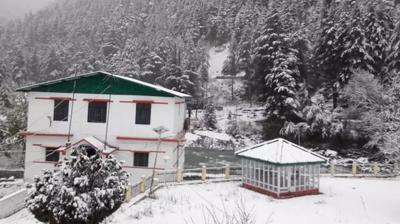 Fresh snowfall in shimla manali in photos