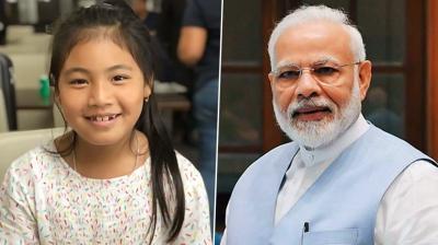 8 year old climate change activist licypriya kangujam rejects pm modi